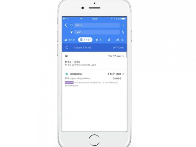 BlaBlaCar Fait Découvrir Le Covoiturage à Google Maps